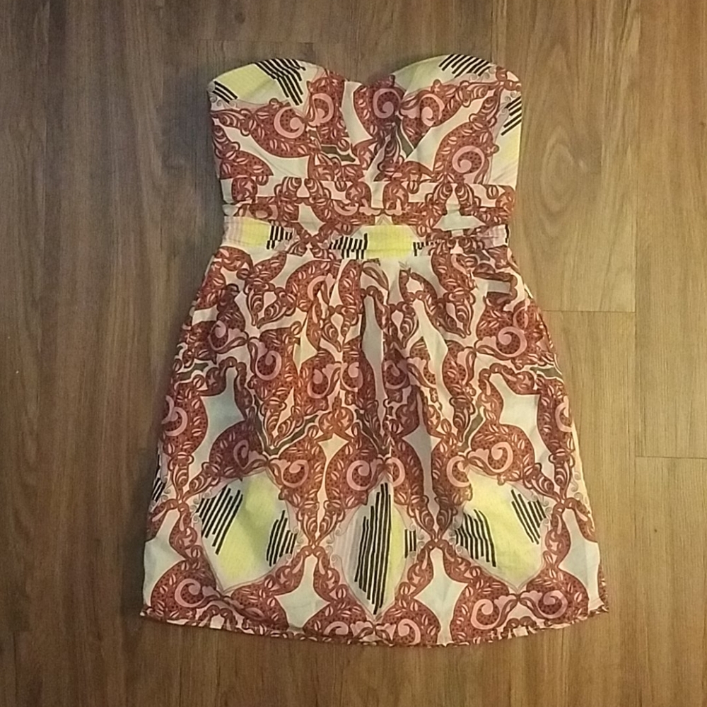 Forever 21 patterned cotton dress